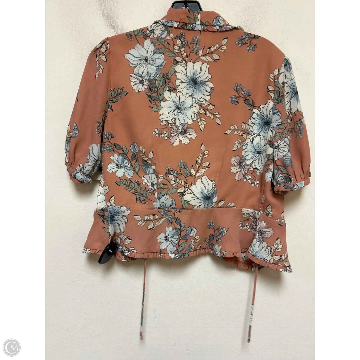 Top Short Sleeve By Clothes Mentor In Floral Print, Size: S