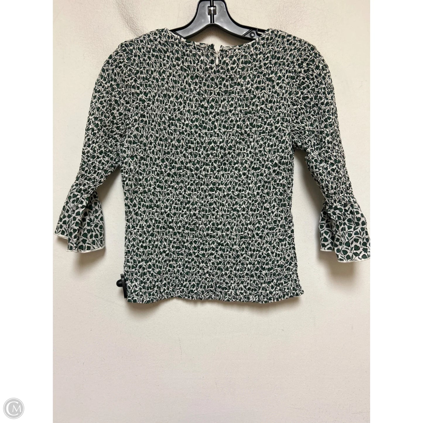 Top Short Sleeve By Ann Taylor In Floral Print, Size: S