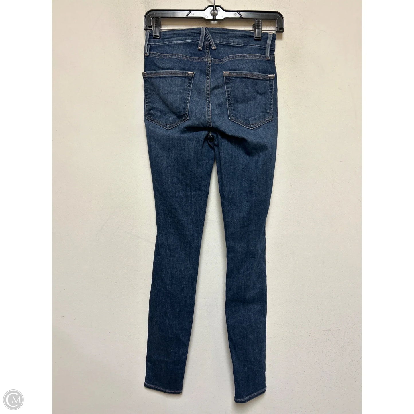 Jeans Skinny By Good American In Blue Denim, Size: 0