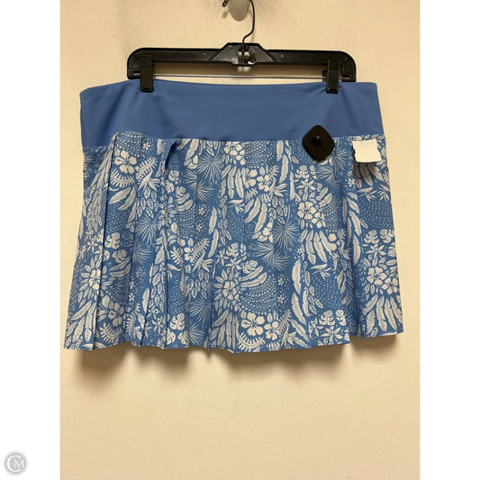 Athletic Skirt By Tommy Bahama In Blue & White, Size: Xl