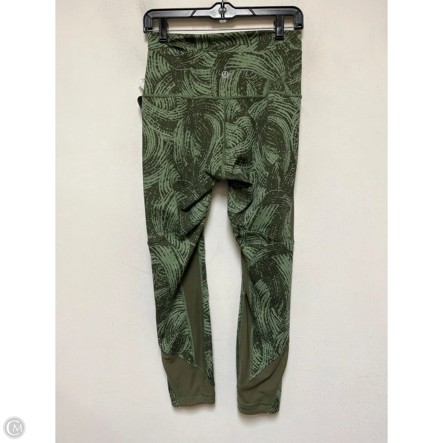 Athletic Leggings By Lululemon In Brown & Green, Size: 8