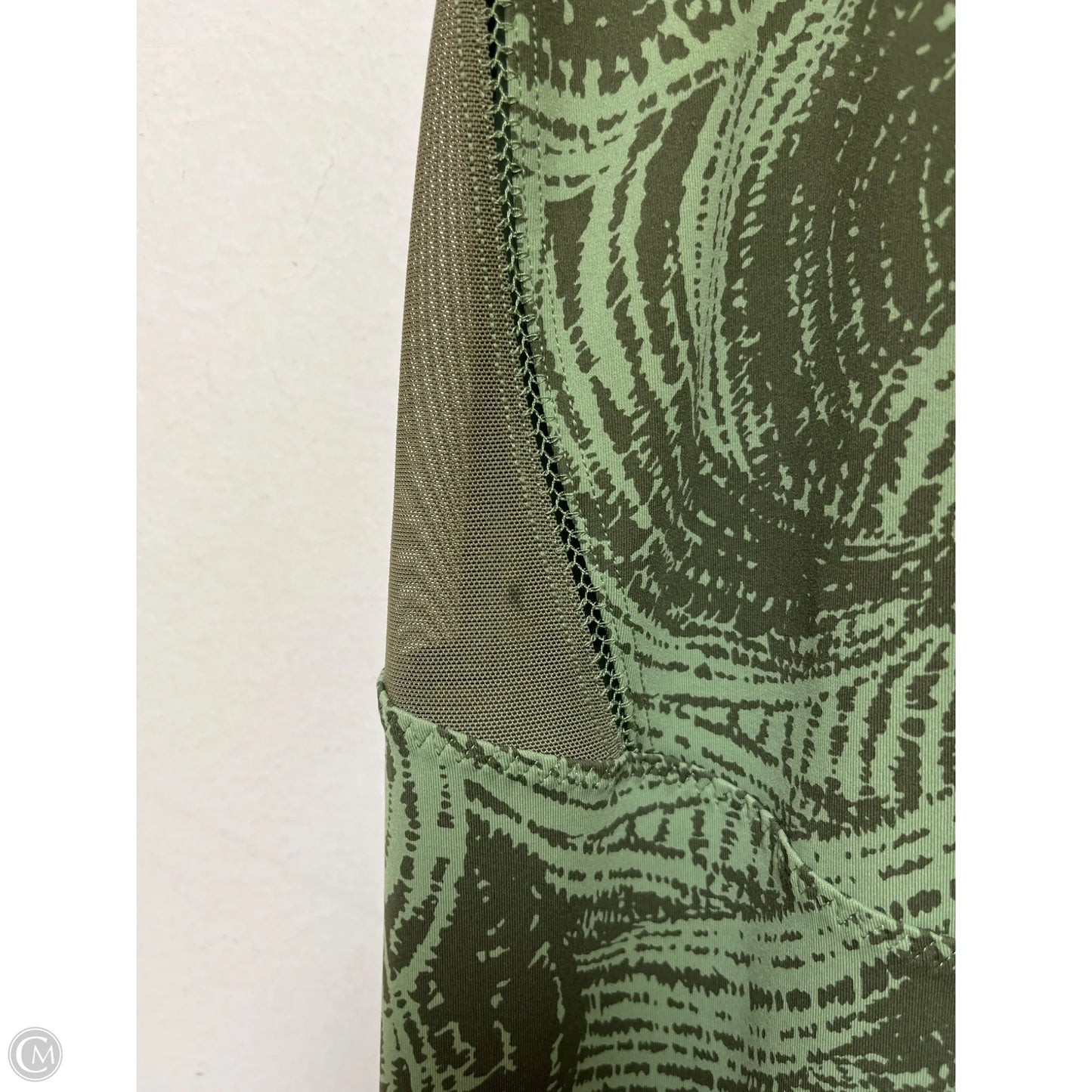 Athletic Leggings By Lululemon In Brown & Green, Size: 8