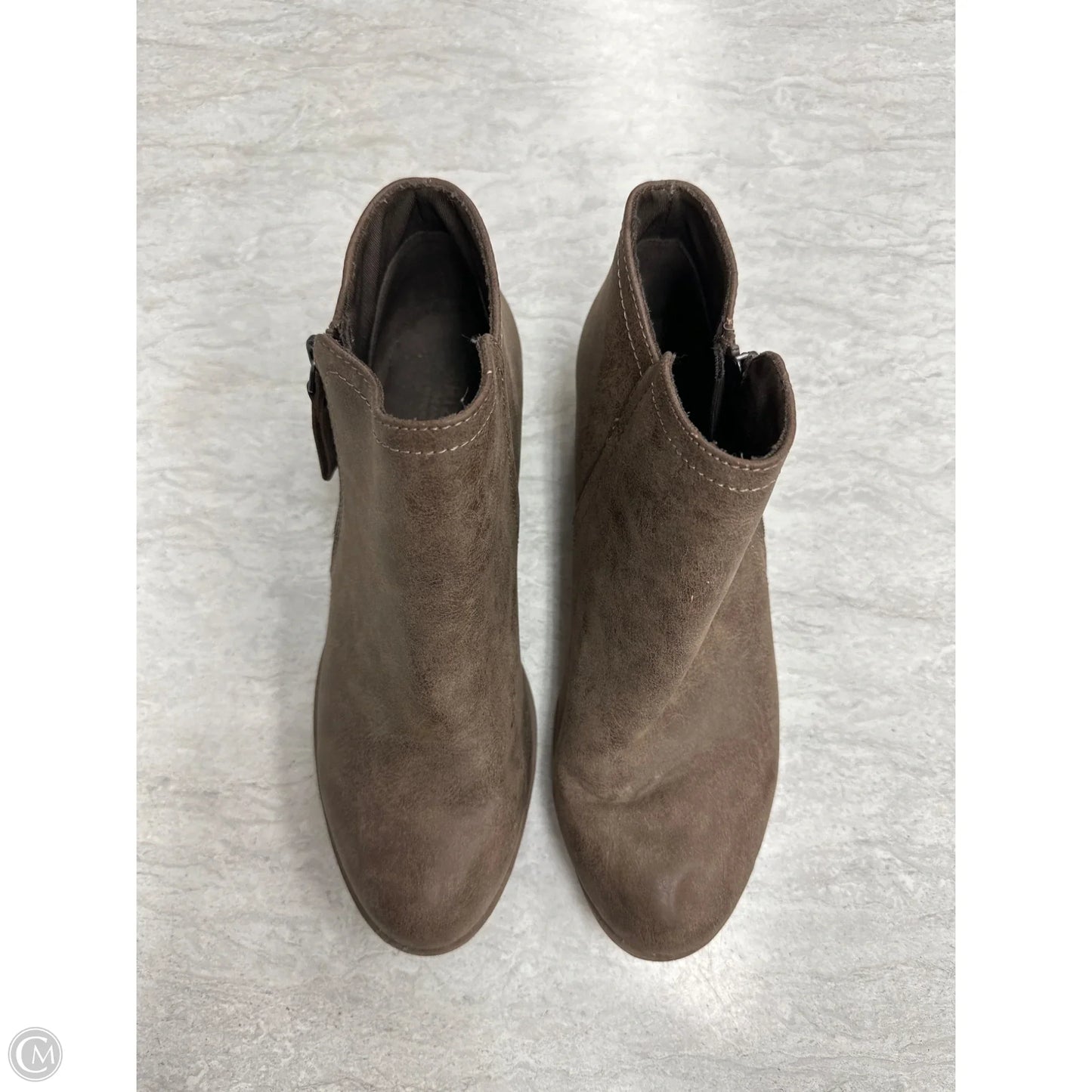 Boots Ankle Flats By Arizona In Brown, Size: 7.5