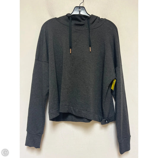 Athletic Sweatshirt Hoodie By Beyond Yoga In Grey, Size: M