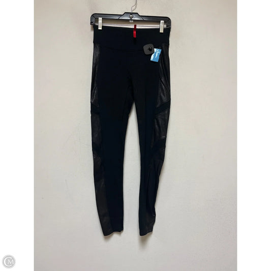 Athletic Leggings By Spanx In Black, Size: M