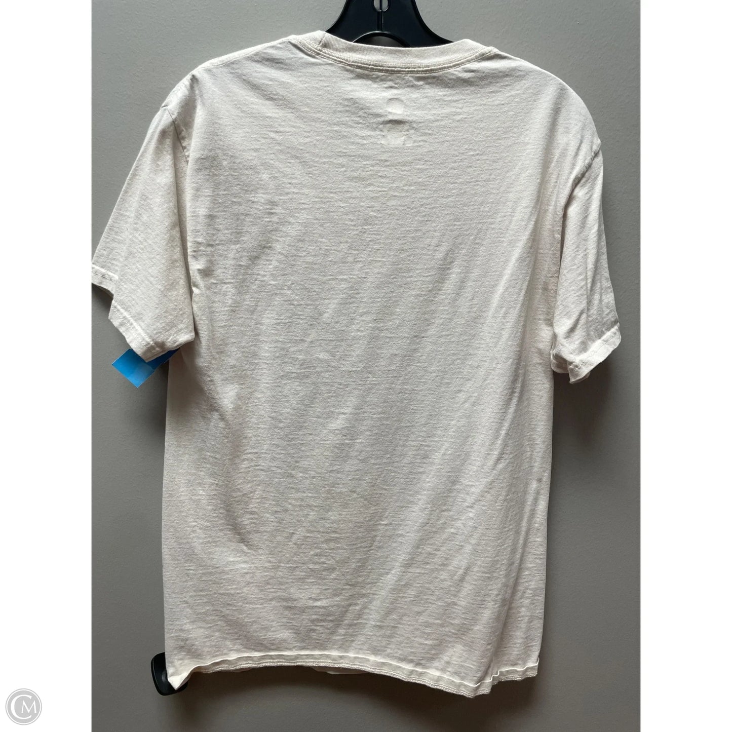Top Short Sleeve Basic By Hanes In Cream, Size: M