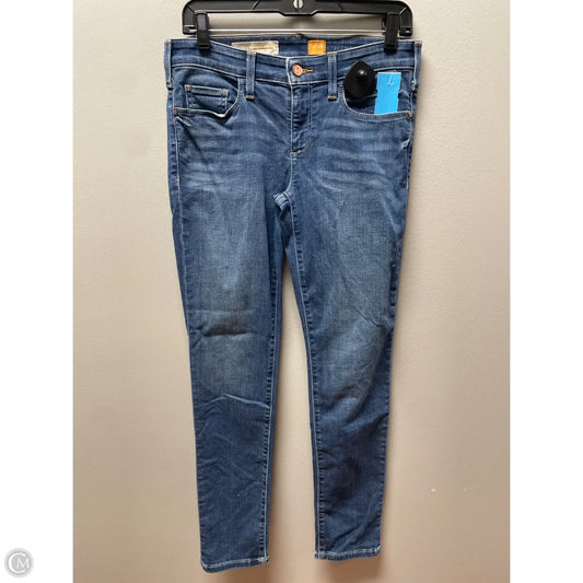 Jeans Skinny By Pilcro In Blue Denim, Size: 6