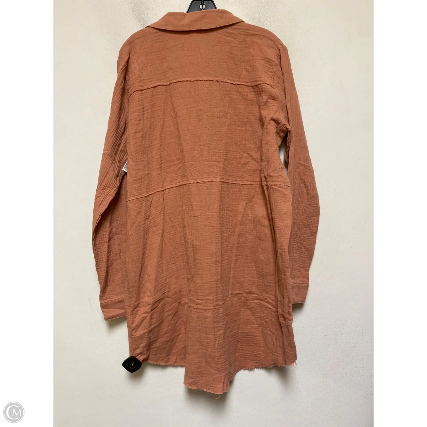 Dress Casual Short By Hem & Thread In Orange, Size: L