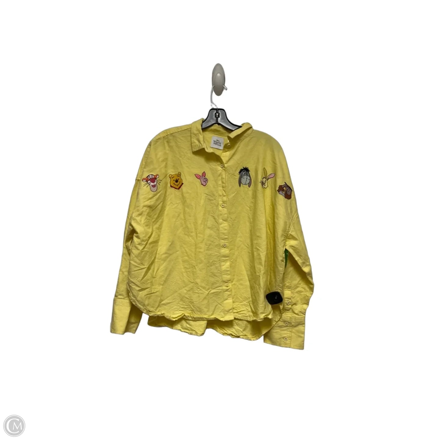 Top Long Sleeve By Disney Store In Yellow, Size: Xl