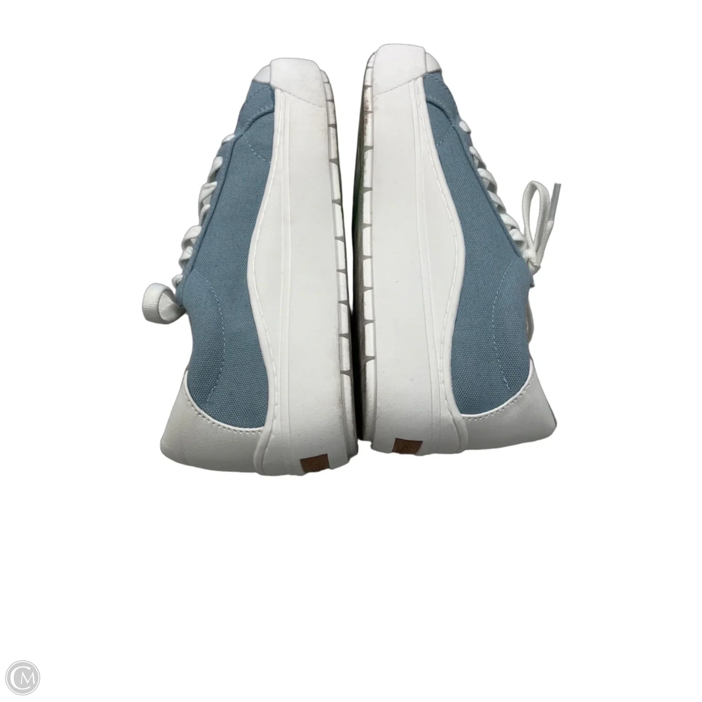 Shoes Sneakers By Dr Scholls In Blue & White, Size: 7