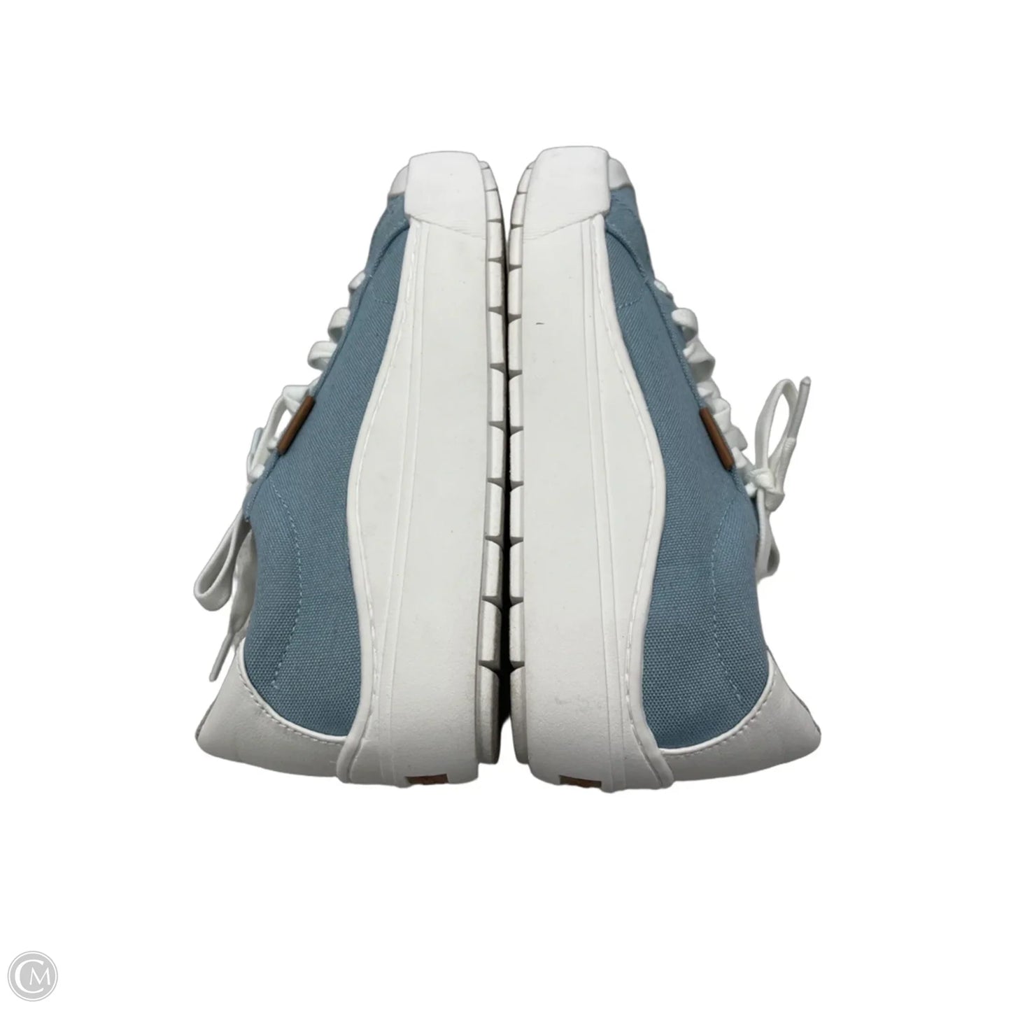Shoes Sneakers By Dr Scholls In Blue & White, Size: 7