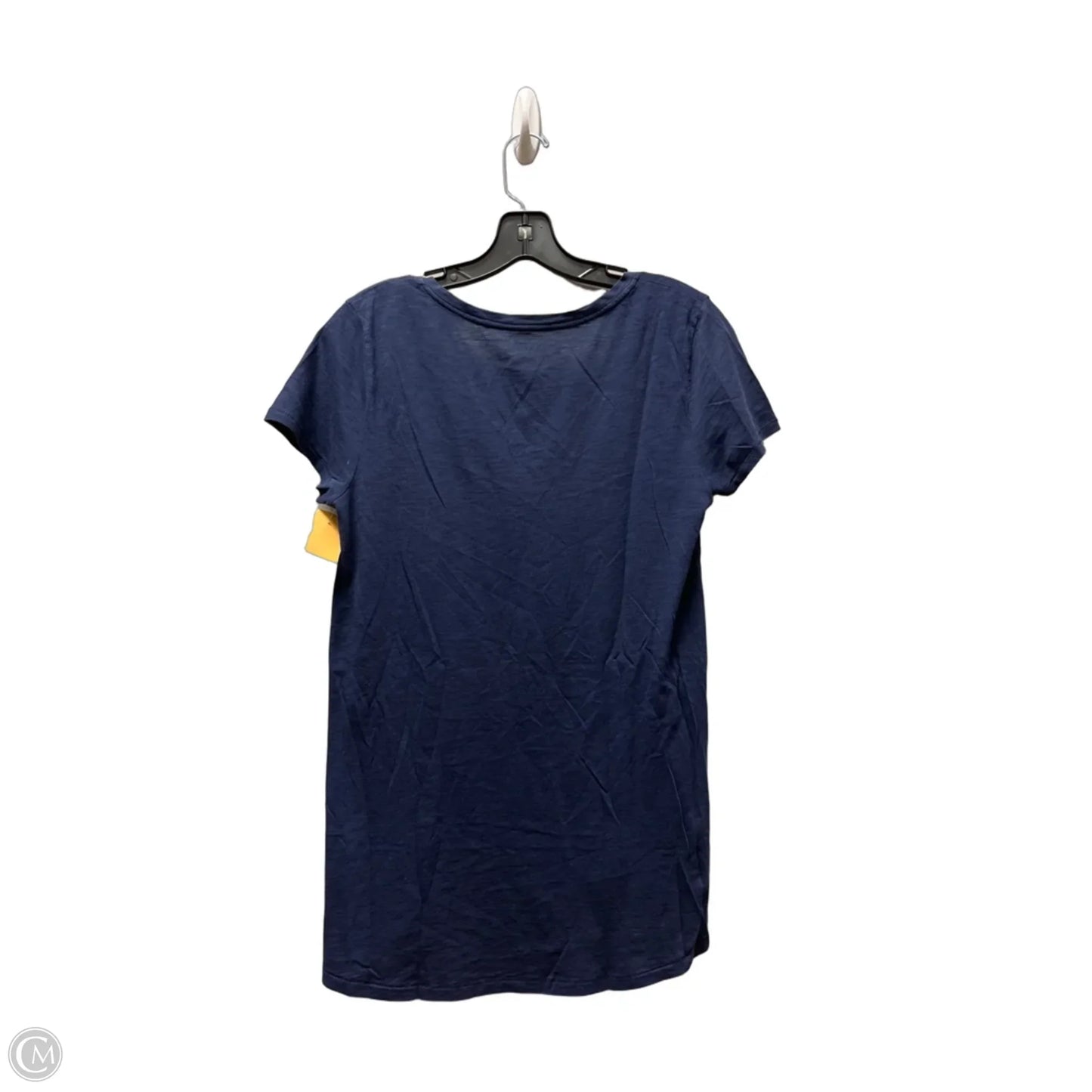 Top Short Sleeve Designer By Lilly Pulitzer In Navy, Size: S