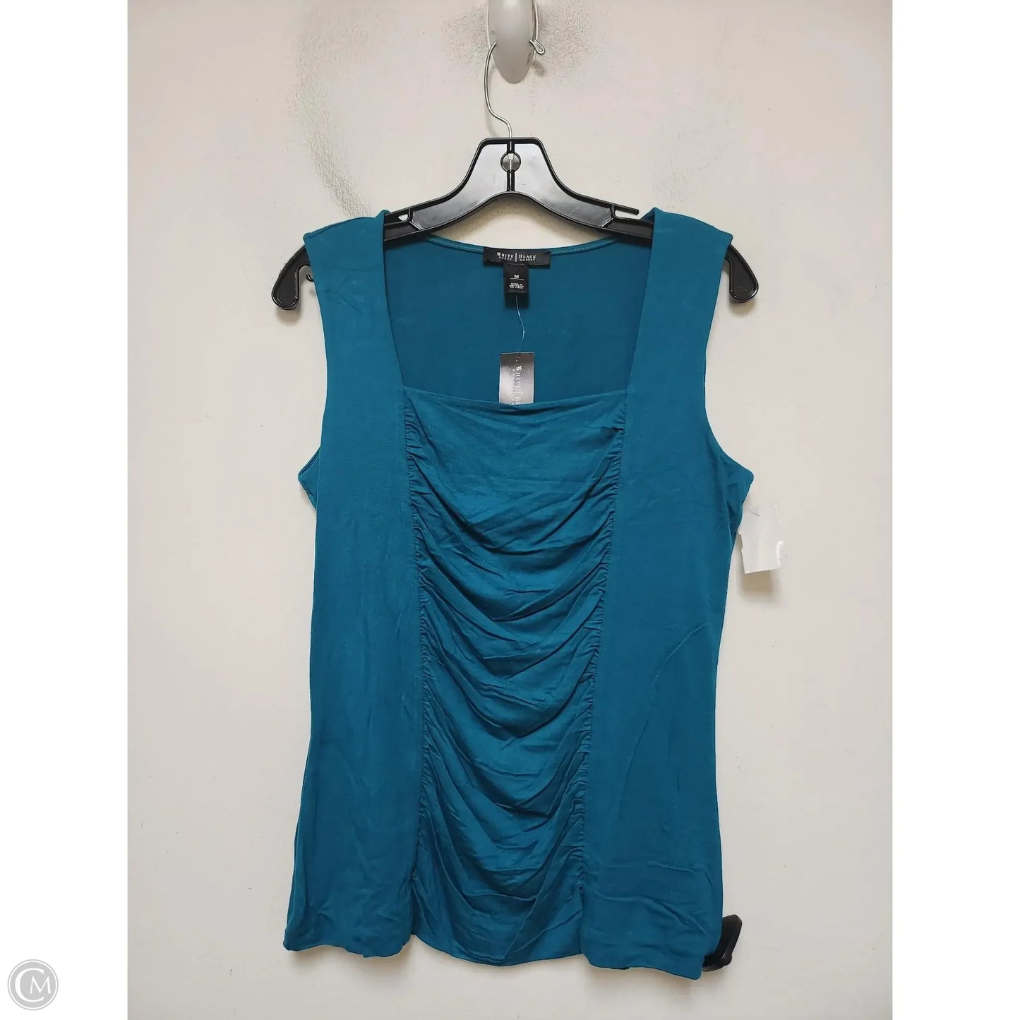 Top Sleeveless By White House Black Market In Teal, Size: M