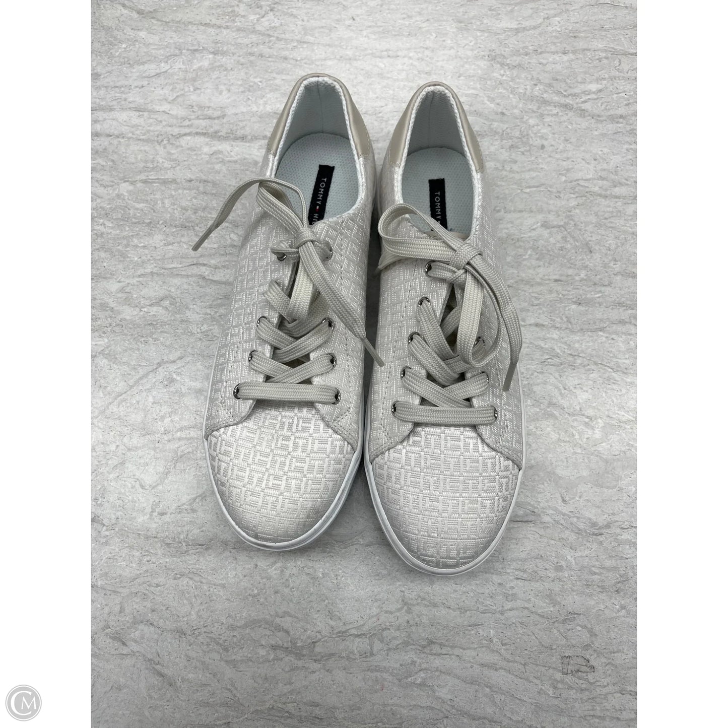 Shoes Sneakers Platform By Tommy Hilfiger In Tan & White, Size: 9