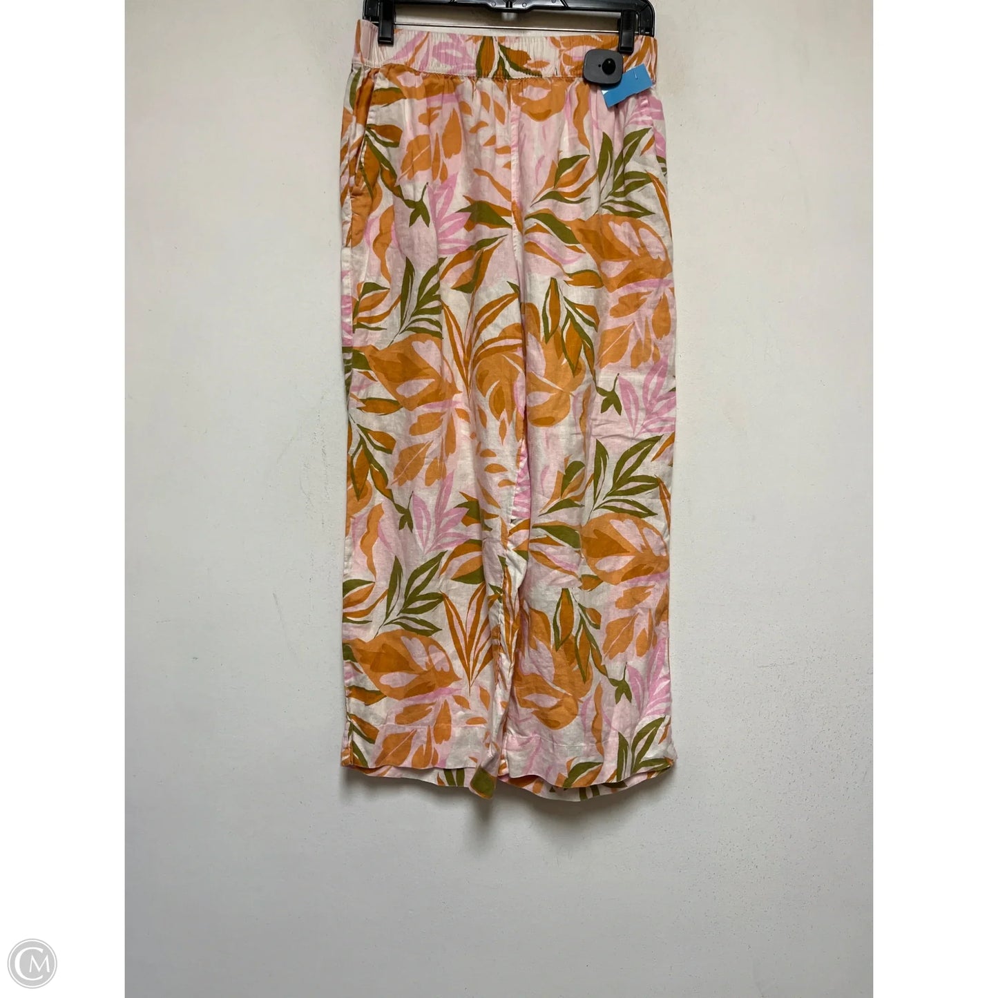 Pants Wide Leg By C And C In Tropical Print, Size: 8
