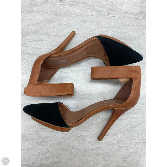 Shoes Heels Stiletto By Jeffrey Campbell In Black & Tan, Size: 7