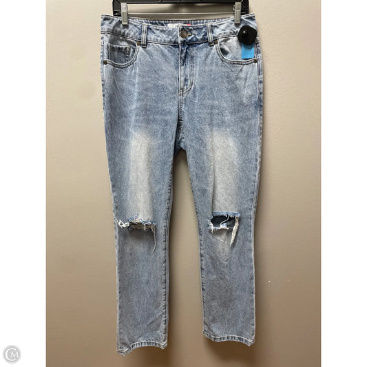 Jeans Boyfriend By Cabi In Blue Denim, Size: 4