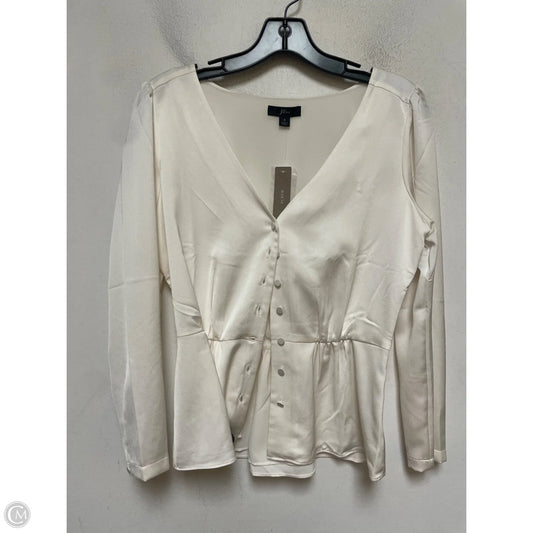 Top Long Sleeve By J. Crew In Cream, Size: S