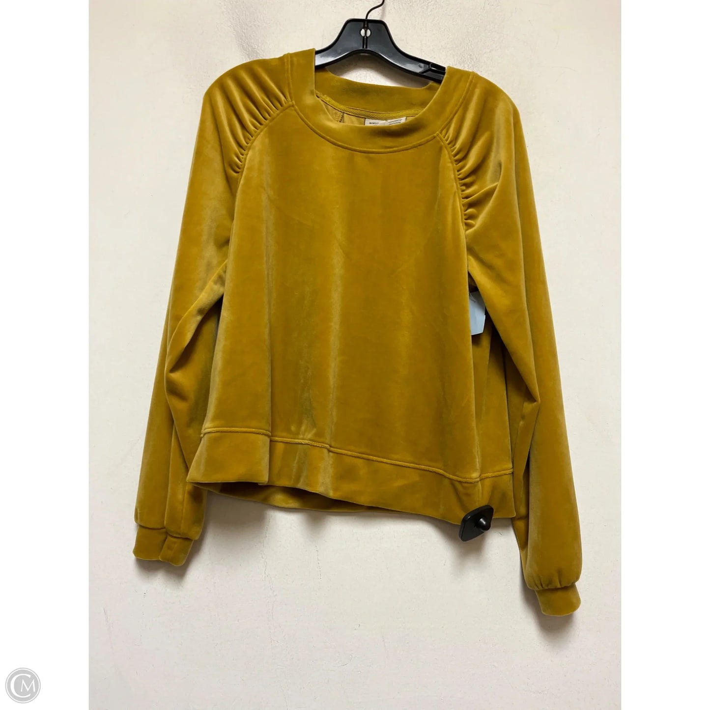 Top Long Sleeve By Saturday/sunday In Yellow, Size: S