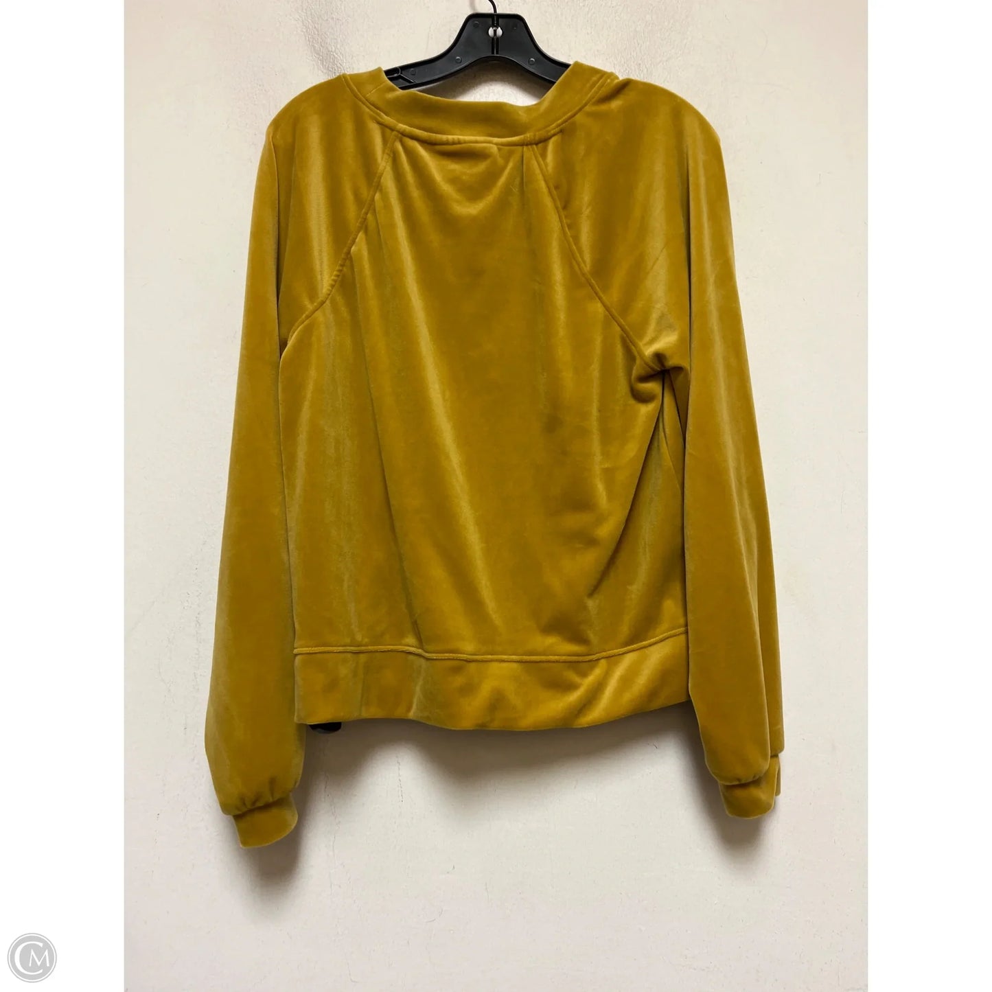 Top Long Sleeve By Saturday/sunday In Yellow, Size: S