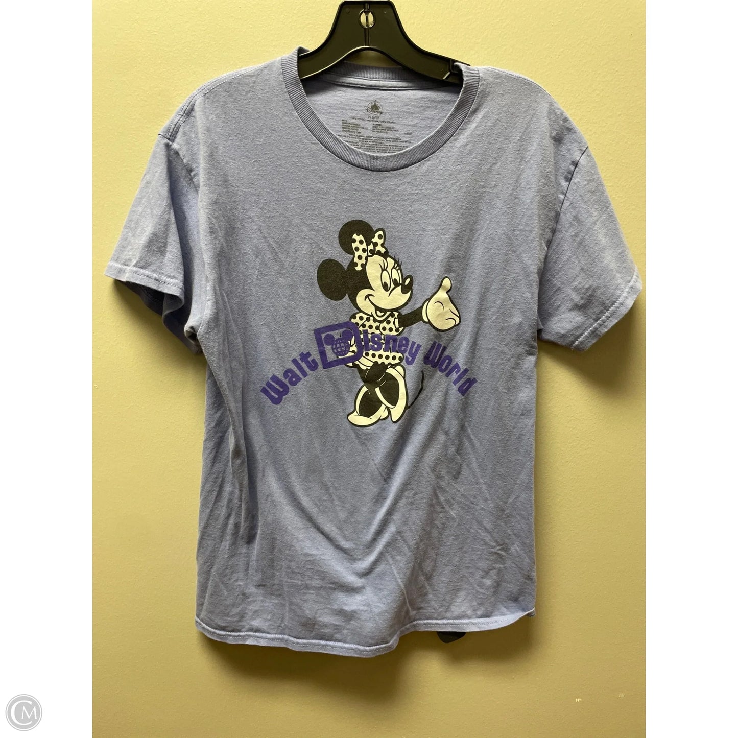 Top Short Sleeve Basic By Disney In Purple, Size: S