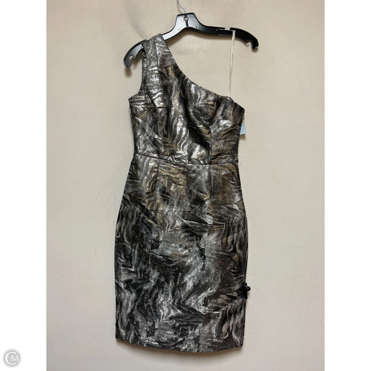 Dress Casual Short By Calvin Klein In Silver, Size: Xs
