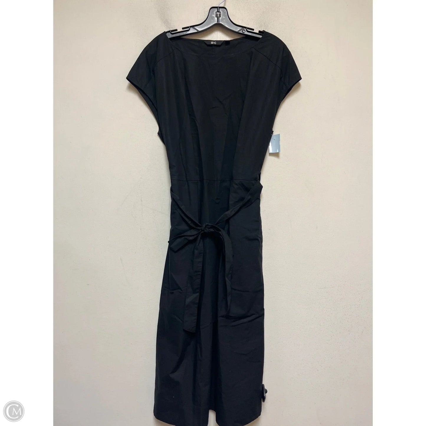 Dress Casual Midi By Uniqlo In Black, Size: L