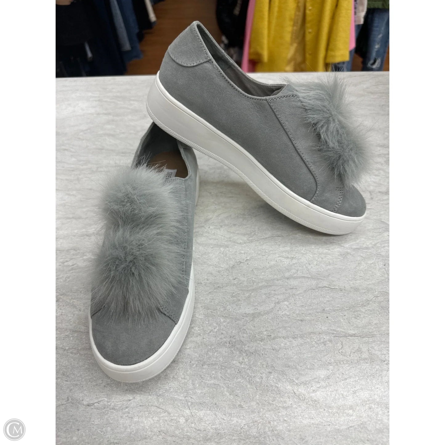 Shoes Flats By Steve Madden In Grey, Size: 10