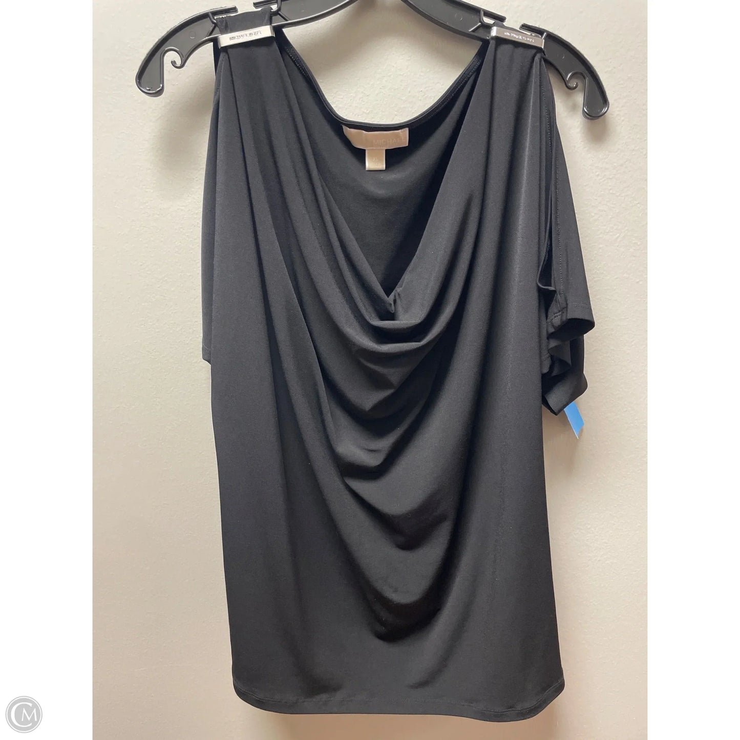 Top Short Sleeve By Michael By Michael Kors In Black, Size: Xl