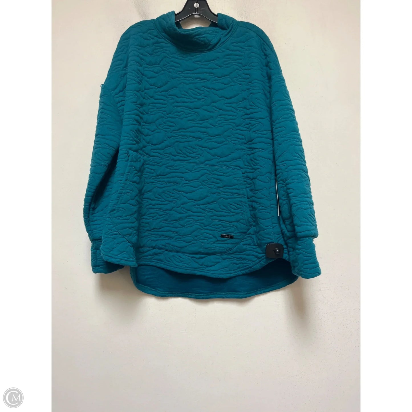 Athletic Jacket By Nine West In Teal, Size: 2x