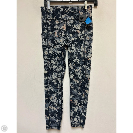 Athletic Leggings By Lululemon In Blue & White, Size: 6