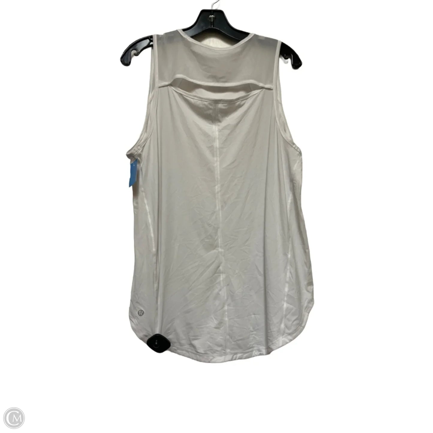 Athletic Tank Top By Lululemon In White, Size: Xl
