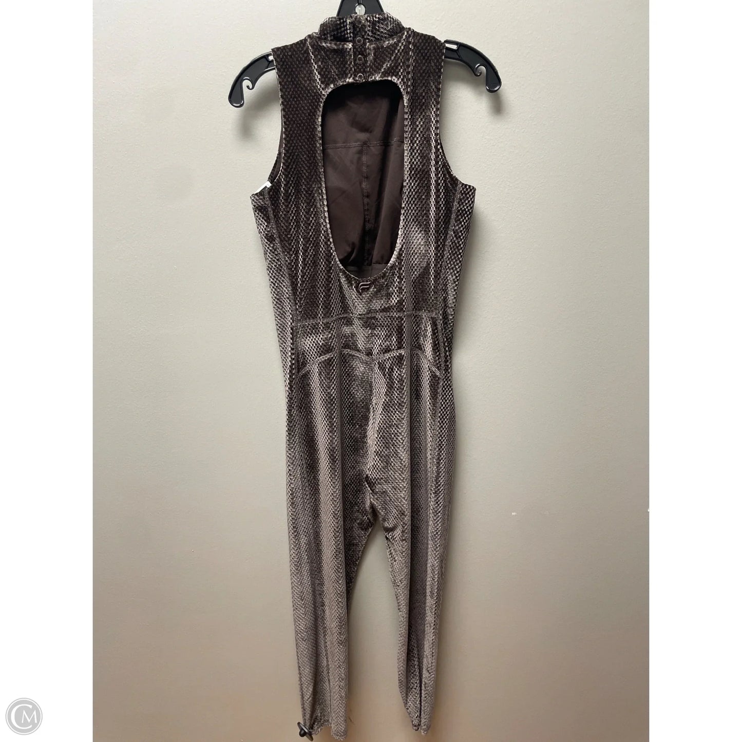 Athletic Dress By Fabletics In Taupe, Size: L