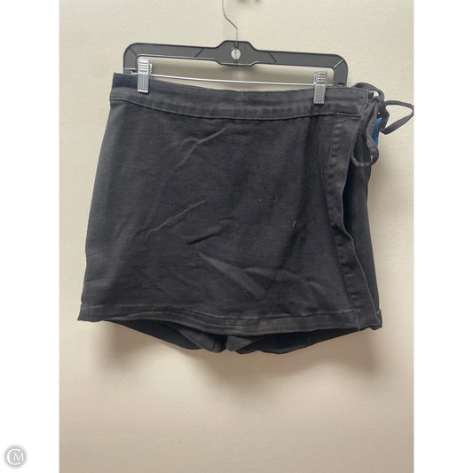 Skort By Judy Blue In Black Denim, Size: 14