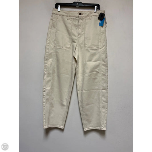 Jeans Boot Cut By Chicos In Cream Denim, Size: 8