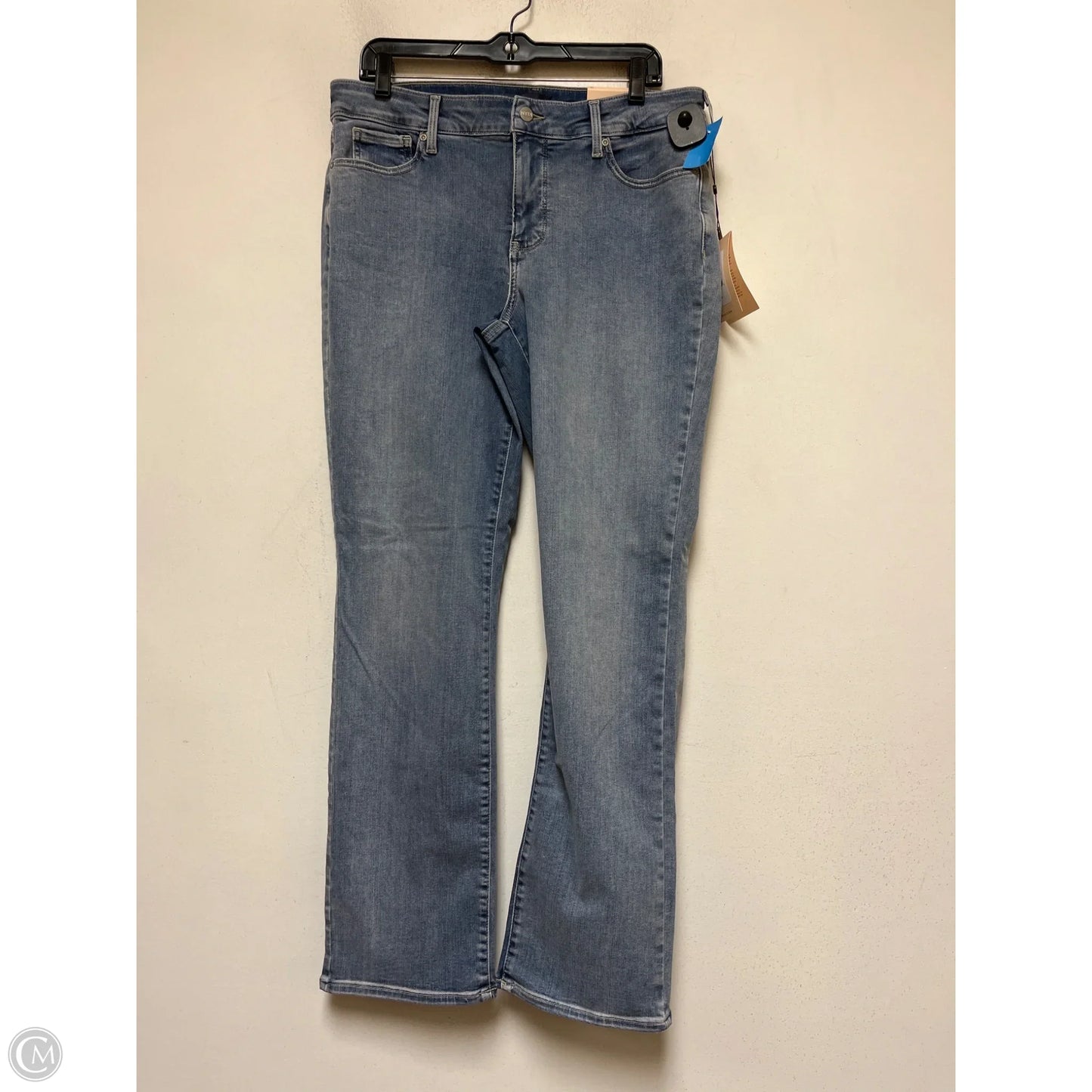 Jeans Straight By Not Your Daughters Jeans In Blue Denim, Size: 12