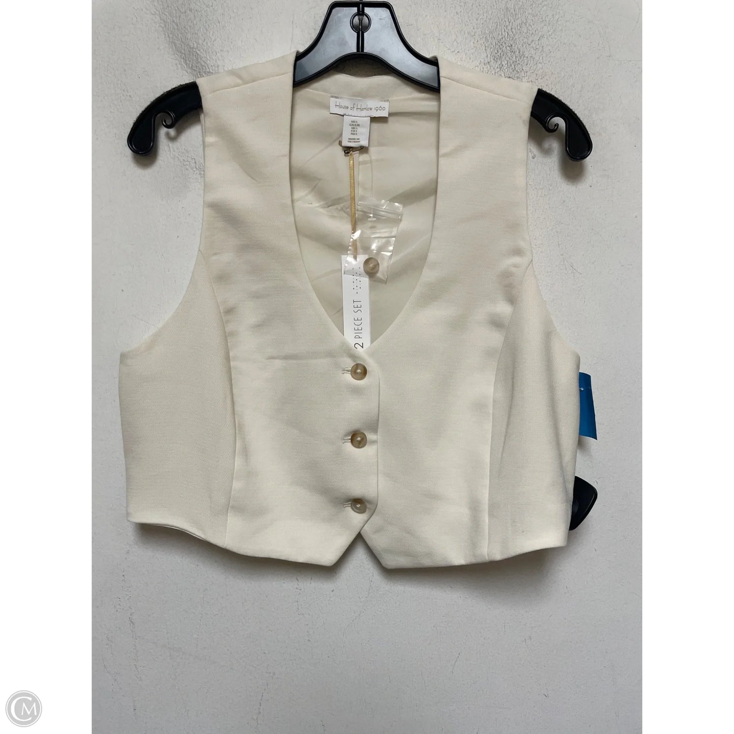 Vest Other By House Of Harlow In Cream, Size: L