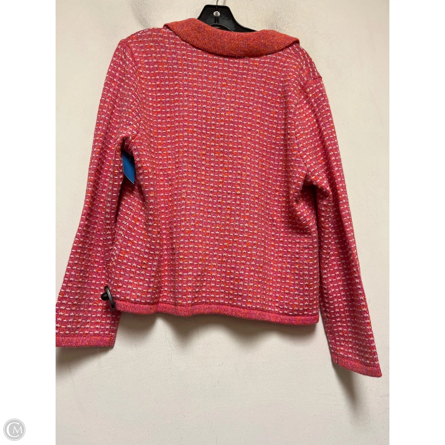 Cardigan By Talbots In Orange & Pink, Size: Xlp