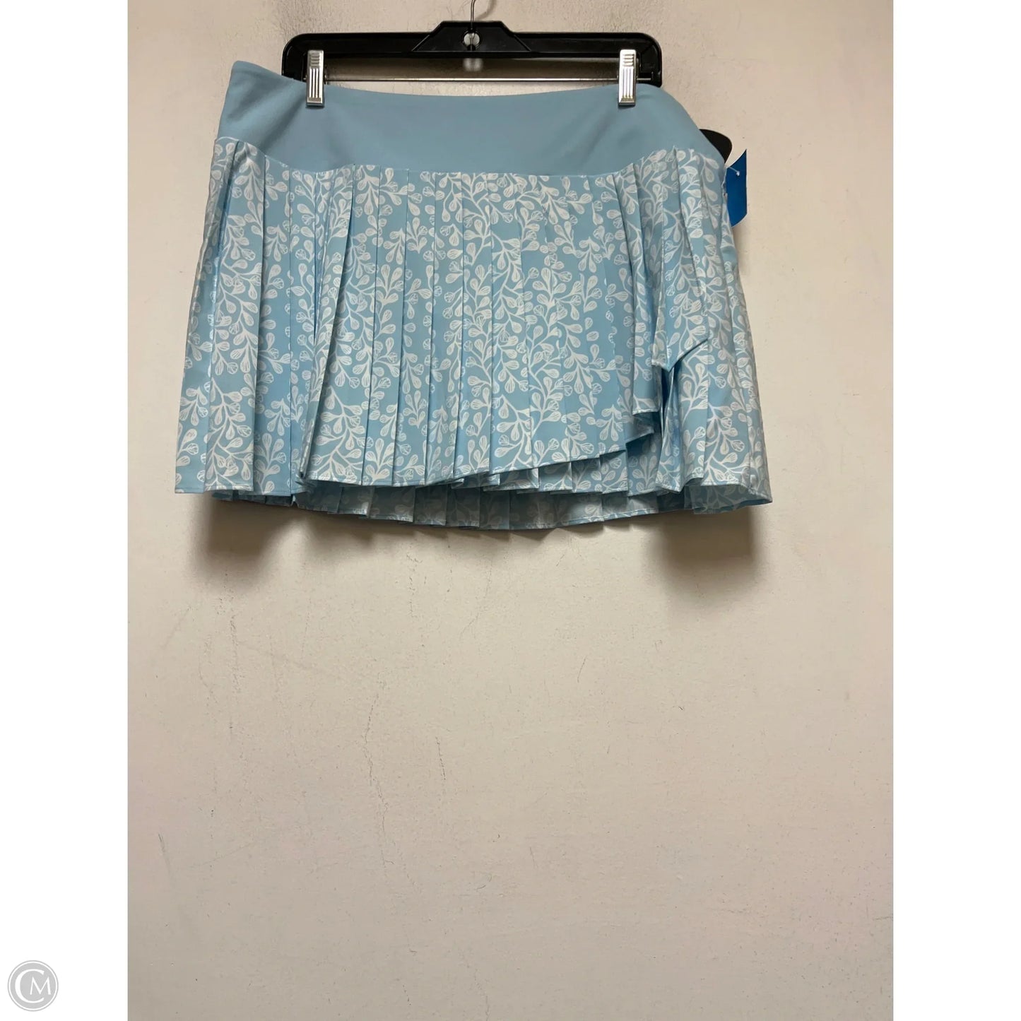 Athletic Skort By Sigrid Olsen In Blue & White, Size: Xl