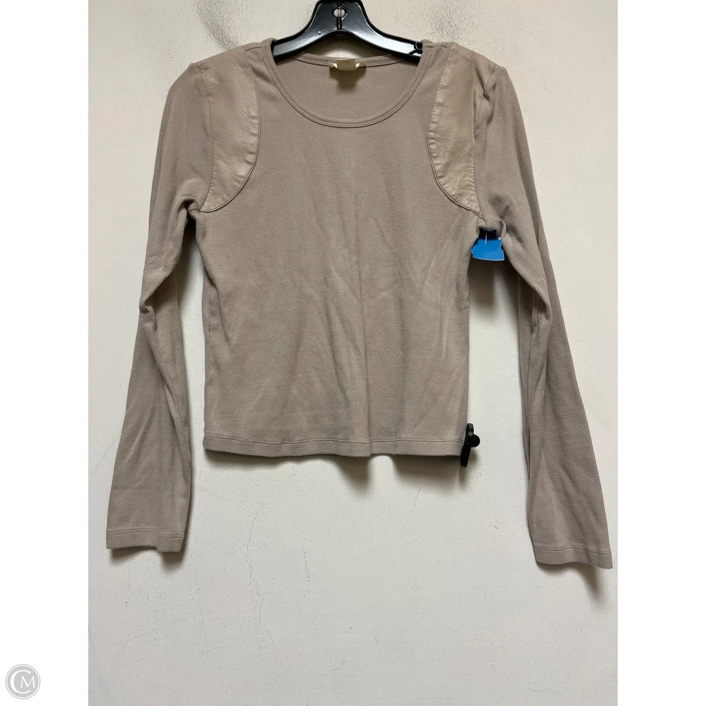 Top Long Sleeve By Maeve In Beige, Size: M