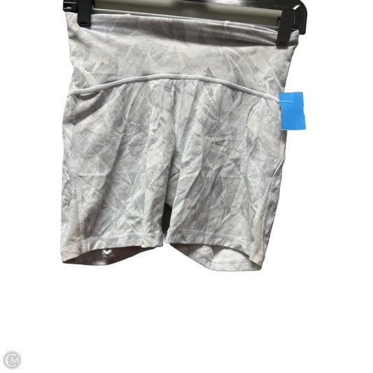 Athletic Shorts By Lululemon In Grey & White, Size: 6