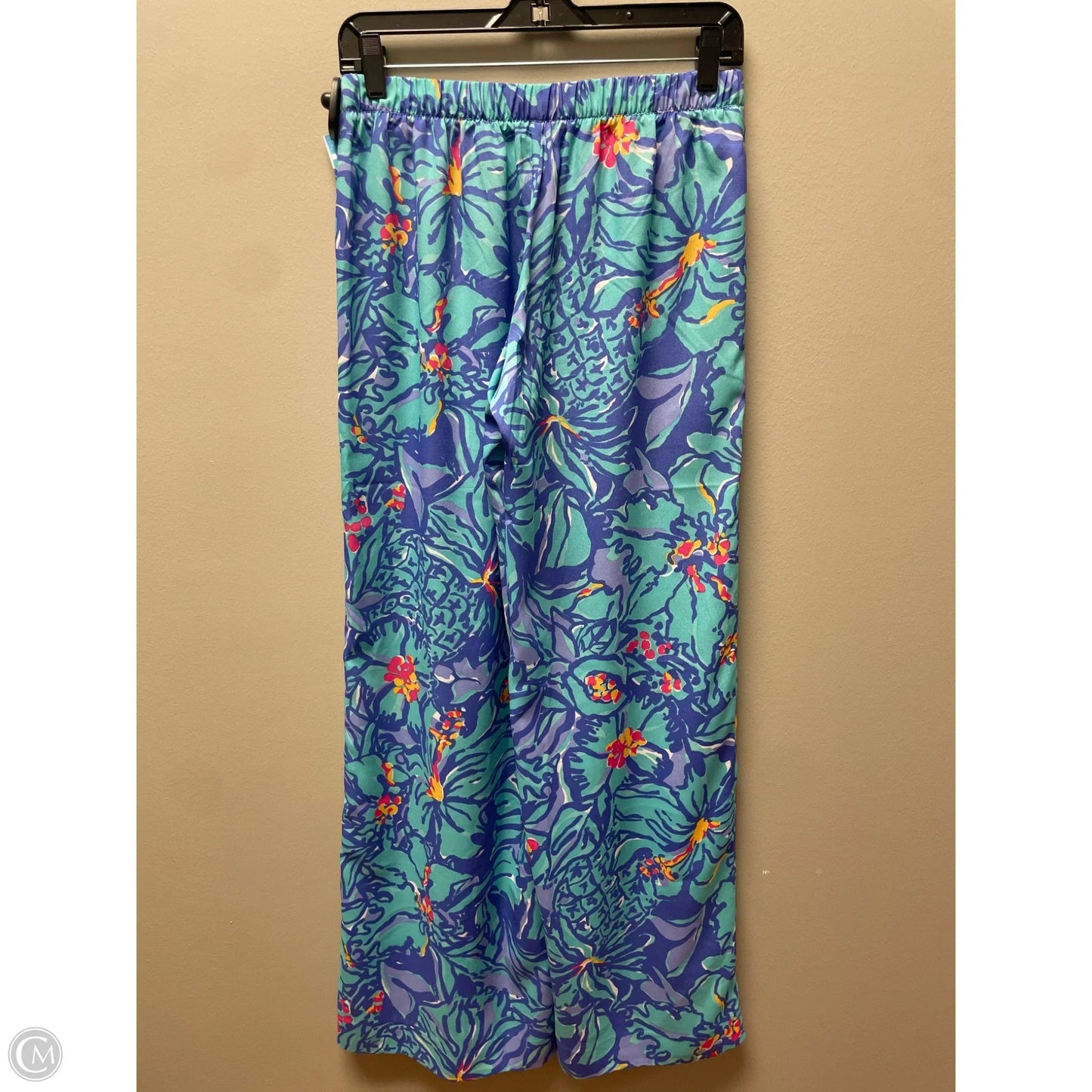 Pants Designer By Lilly Pulitzer In Blue & Purple, Size: 4