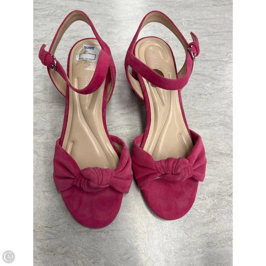 Sandals Heels Block By Easy Spirit In Pink, Size: 8