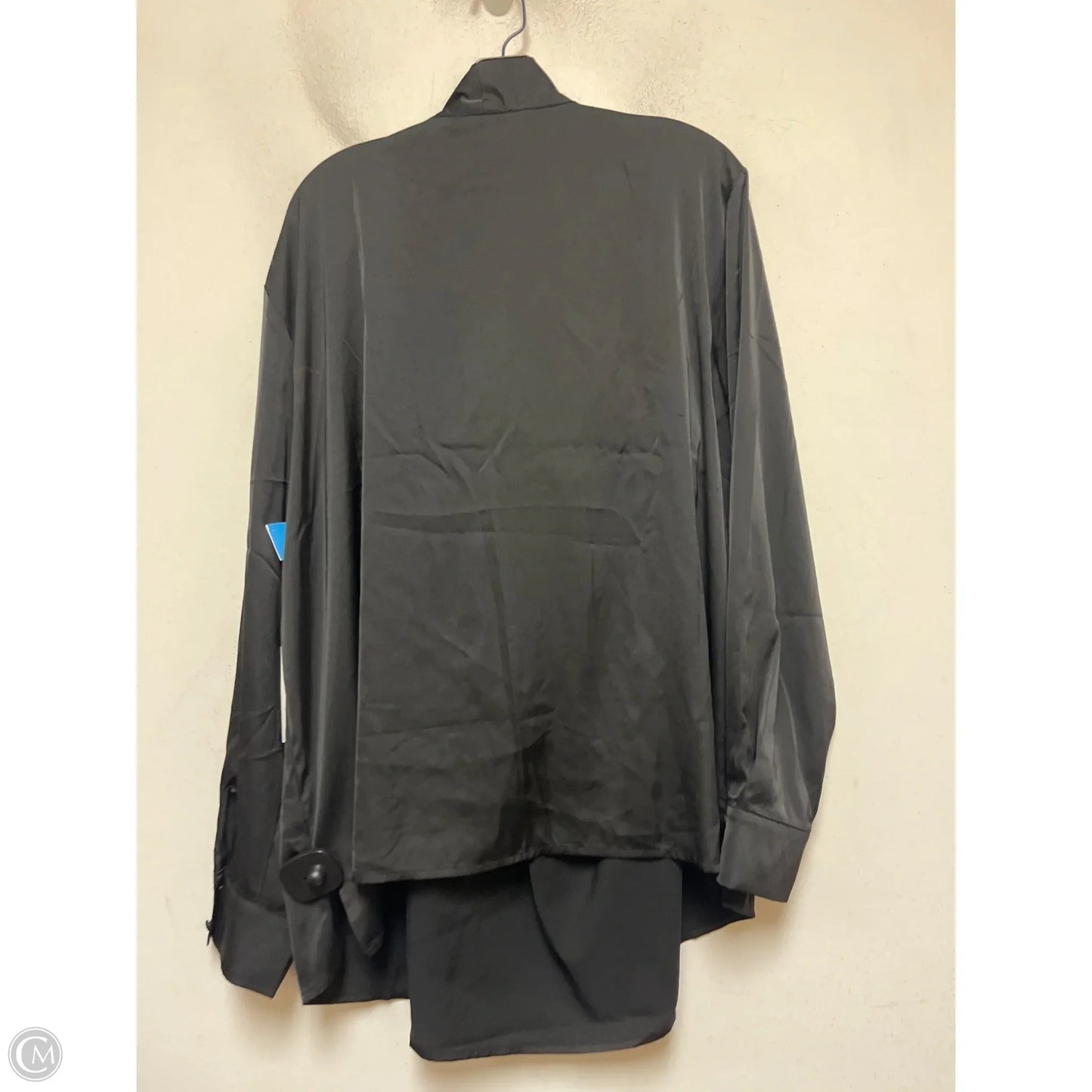 Top Long Sleeve By Eloquii In Black, Size: Xxl
