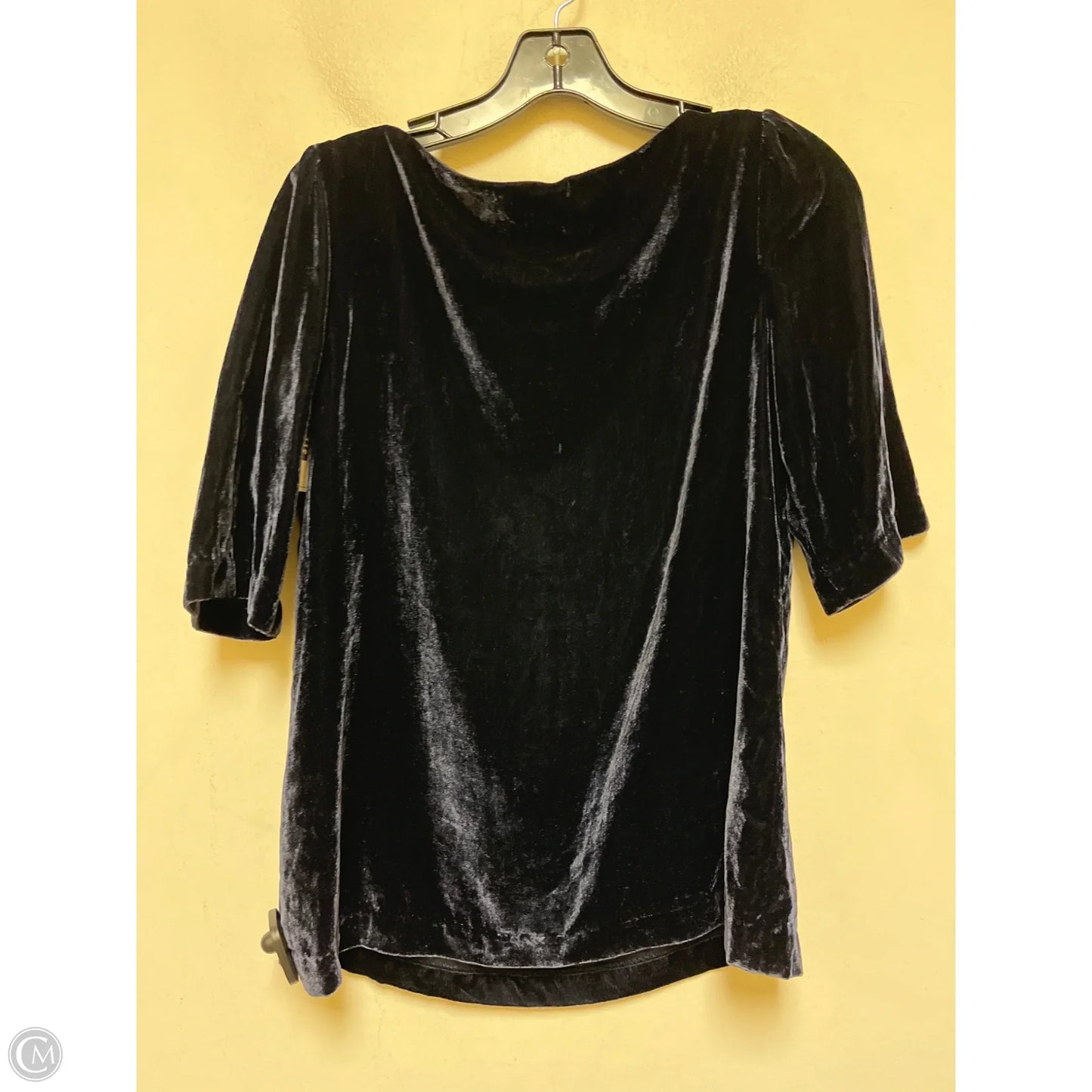 Top Short Sleeve By Banana Republic In Navy, Size: Xs