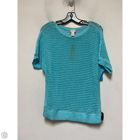 Top Short Sleeve By Chicos In Blue, Size: M
