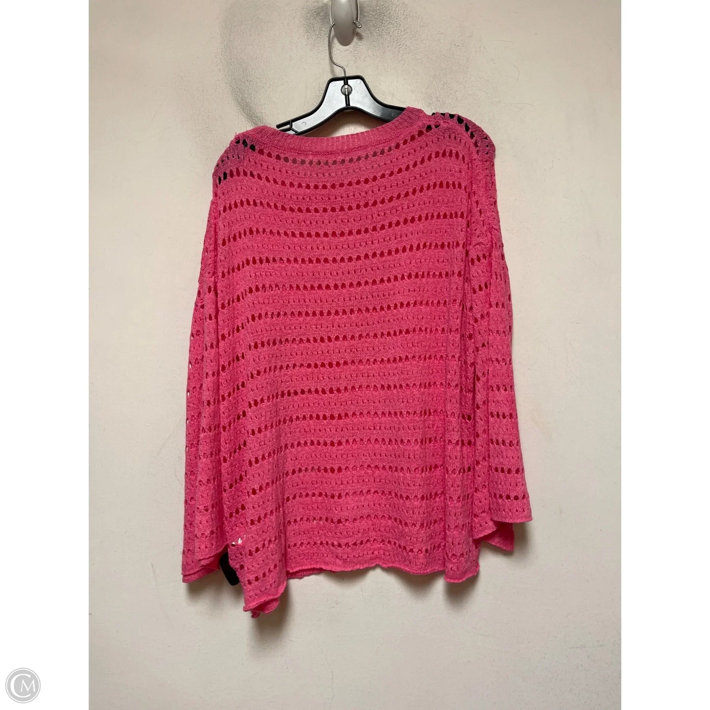 Top Long Sleeve By Andthewhy In Pink, Size: S