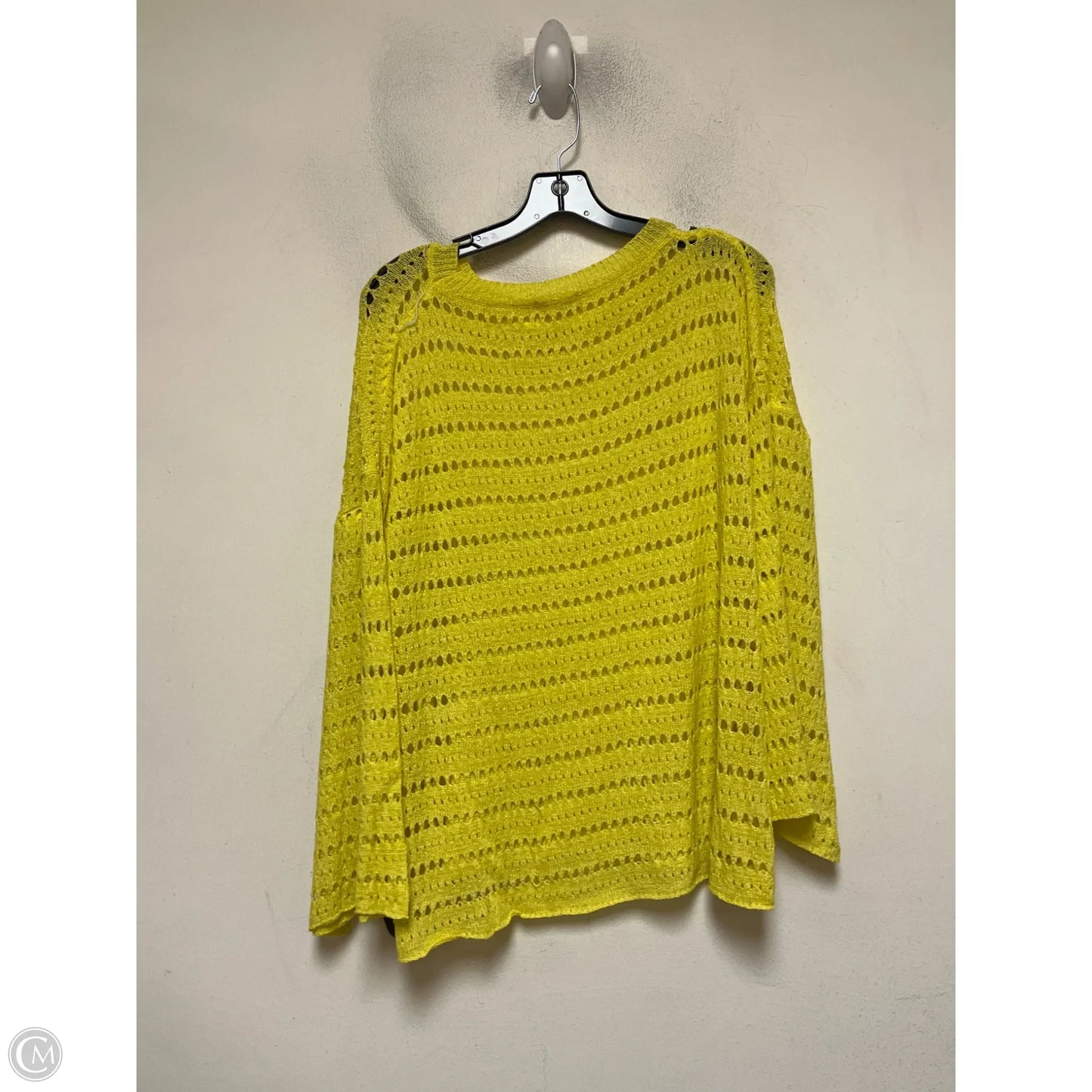 Top Long Sleeve By Andthewhy In Yellow, Size: S