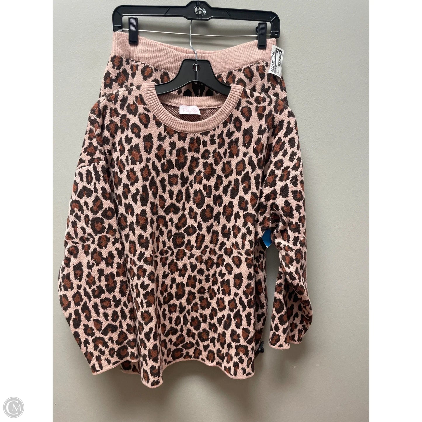 Shorts Set By Pink Lily In Animal Print, Size: 12