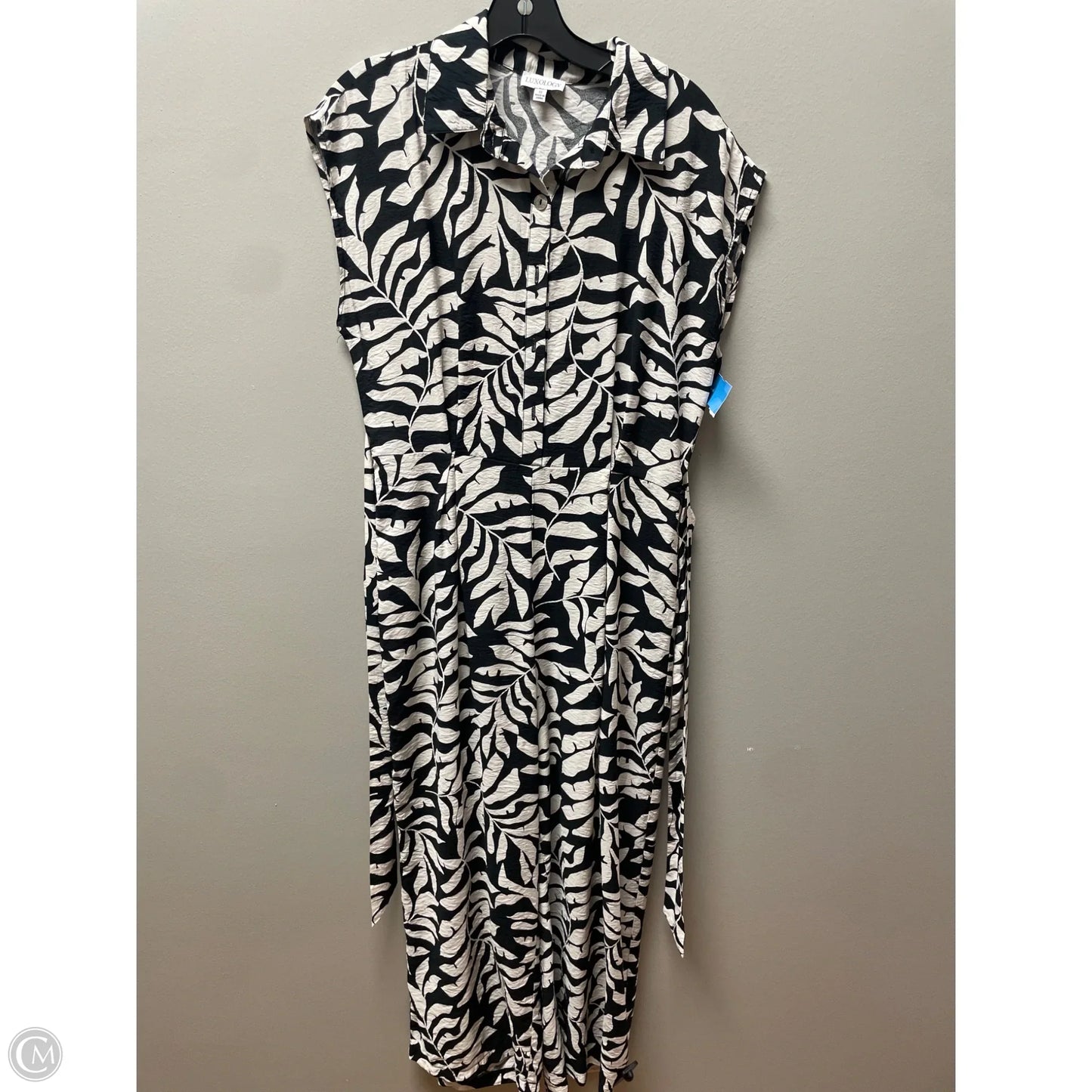 Jumpsuit By Luxology In Black & White, Size: M